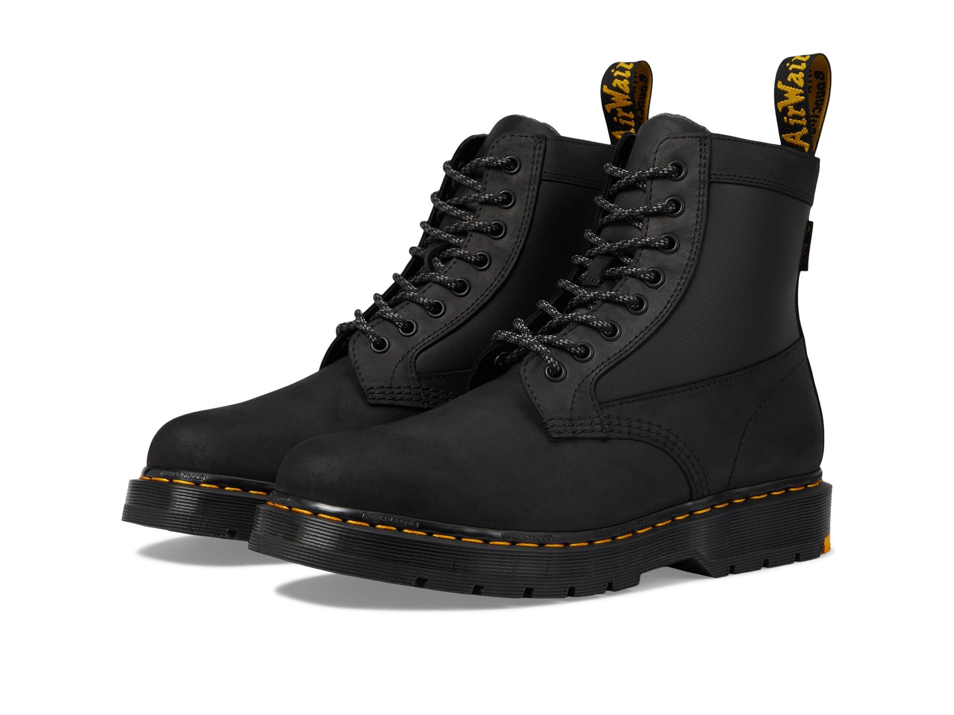 Dr. Martens 1490 Smooth Lace-Up Boots – Black – Unisex Adult – Size 7 US