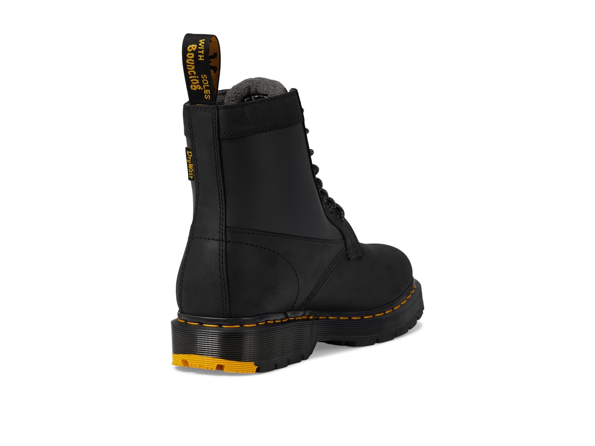 Dr. Martens 1490 Smooth Lace-Up Boots – Black – Unisex Adult – Size 7 US