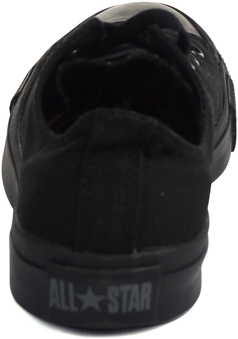 Converse Chuck Taylor All Star Core Ox, Monochrome Black, Size 8 Men, 10 Women