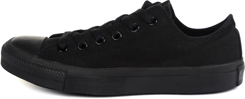 Converse Chuck Taylor All Star Core Ox, Monochrome Black, Size 8 Men, 10 Women