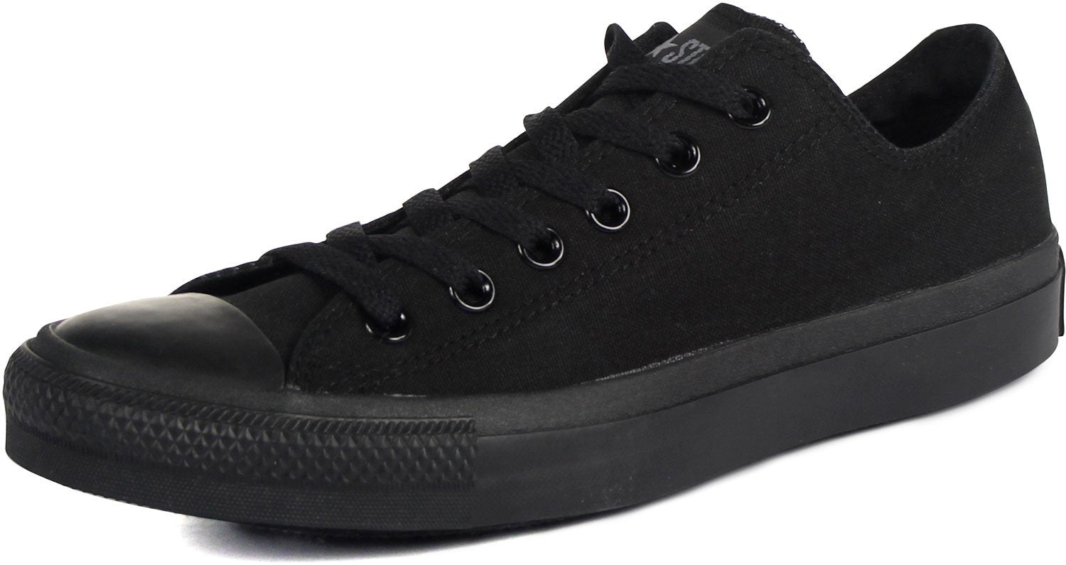 Converse Chuck Taylor All Star Core Ox, Monochrome Black, Size 8 Men, 10 Women