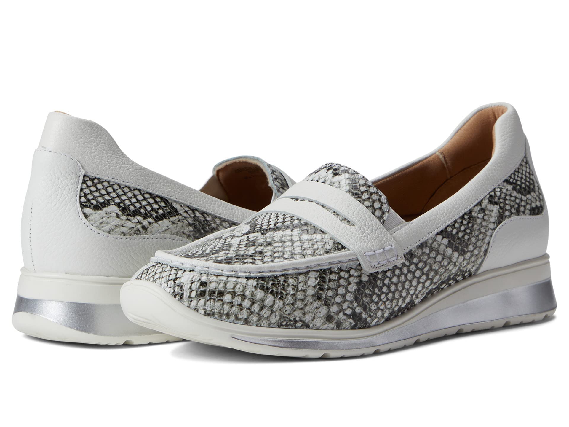 Walking Cradles Dannon Casual Slip-On Shoes – Black/White – Women’s Size 7.5 Wide